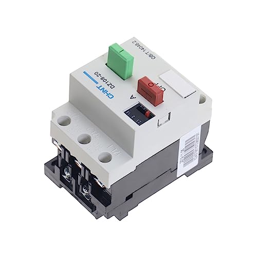 Interruptor de protección motor DZ108-20 regulable a 3A con diseño 3VE1 2