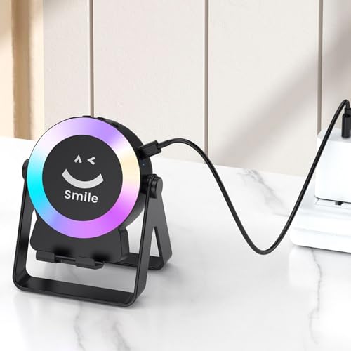 Wireless Speakers with Stand, Outdoor Portable Featuring, 5.19x3.5x4.29in Anti Slip Base Long Battery Life, Clear Sound Quality for Travel, Poolside, Bathroom, and Everyday - Afbeelding 4