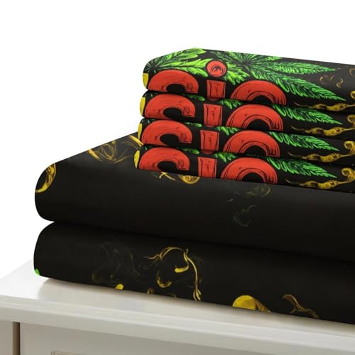Parure de Lit Microfibre 220x240 Housse de Couette 3D Confortable et Résistante King