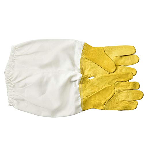 Nuluxi Imkerhandschuhe Bienenzucht Schutzhandschuhe langlebige Imkerei Handschuhe Imkerei Ziegenleder Handschuhe… – Bild 3