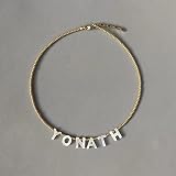 Tendance Nom Personnalisé Collier De Mode Shell Étoile Lettre Orné De Perle Naturelle Courte Bijoux Cadeau d'anniversaire Ras du Cou