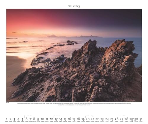 PALAZZI - Landschaft im Licht 2025 Wandkalender, 60x50cm, Posterkalender mit malerische Landschaftsfotografie, hochwertige Naturbilder, eine Reise ... int. Kalendarium: Light on the Land