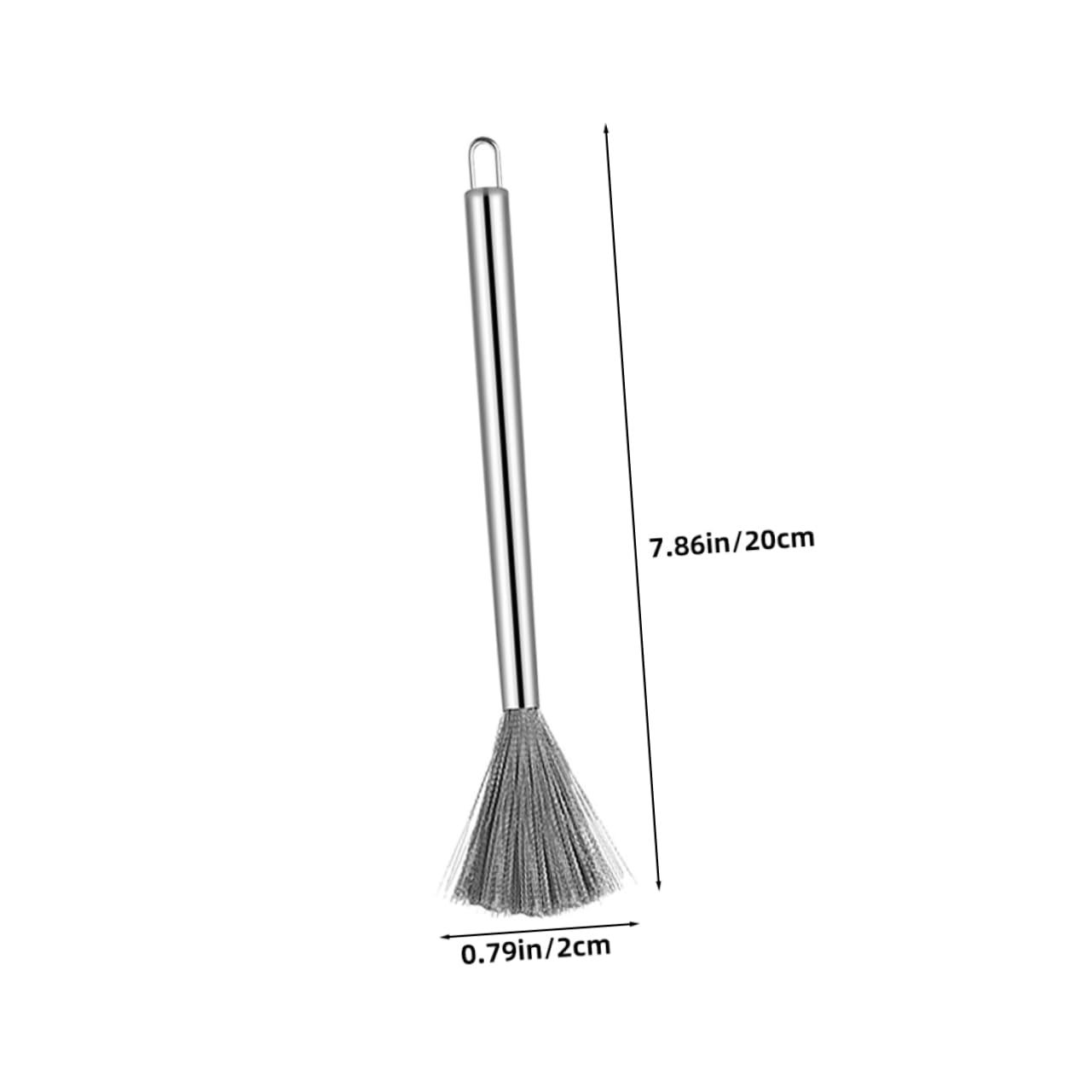 BESPORTBLE 4 Juegos Cepillo para Sartenes De Acero Inoxidable Fregadora De Acero Depurador Lavar Platos Artículos De Cocina Cepillo De Cocina Fregador De Platos Cepillos Silver 3 Piezas * 4