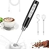 Milk Frother Handheld for Coffee, Electric Wh...