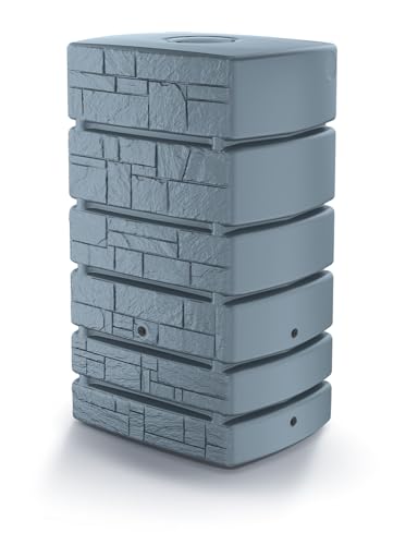 Barril de captación de Agua Tower Stone 500l., Dimensiones (mm) 775x583x1300 Gris