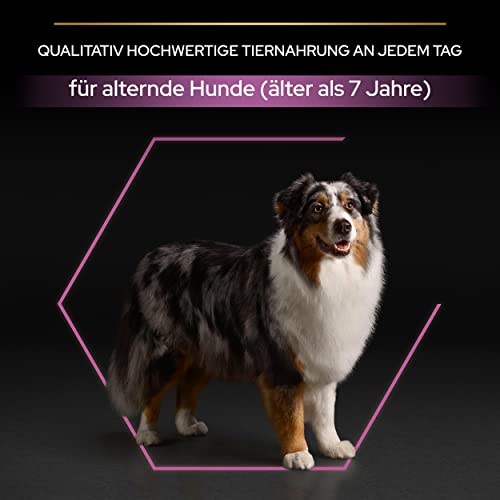 Pro Plan Medium und Large Adult Age Defence 7+, Hundefutter trocken, reich an Huhn, 1er Pack (1 x 14 kg)