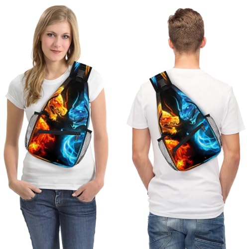 Bolso tipo Sling para hombres y mujeres unisex miniatura 7