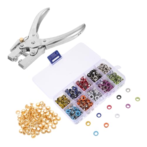 Reviews de Kits de repujado de cuero disponible en línea para comprar. 41 DIYEAH Kit de Alicates Perforadores para Ojales de Metal con Caja Almacenamiento Herramienta Manual para Lona Cuero Toldos Cortinas y Ropa Mecanismo de Resorte Automático para Uso