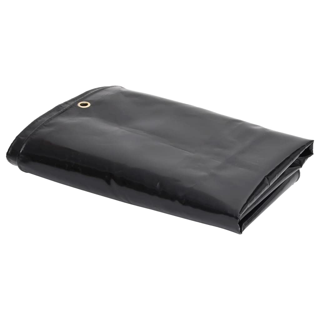 Bâche de protection 650 g m² 3x4 m Noir