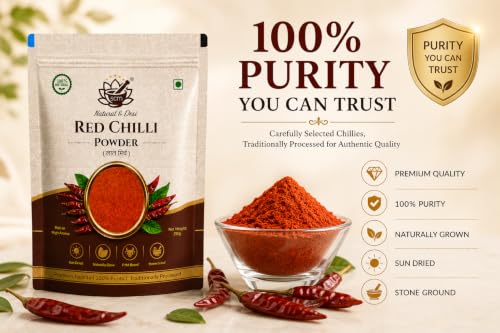 Image of SCM Natural & Desi Red Chilli Powder | Premium Quality Lal Mirch Powder | Rich Aroma | 250g