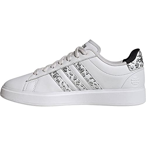 adidas Grand Court 2.0, Sneaker Femme, Gris/Noir, Numeric_40 EU