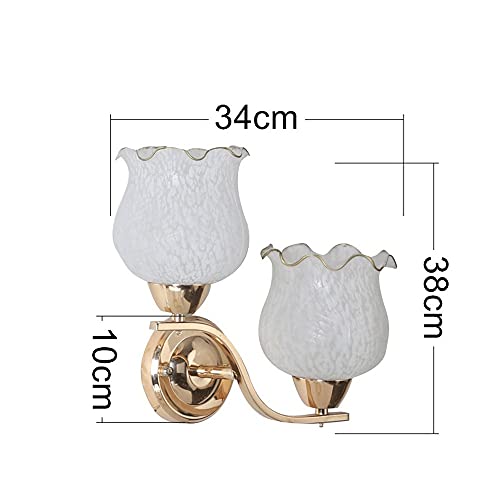 Lámpara de pared con flores para iluminación interior y dormitorios E27 7