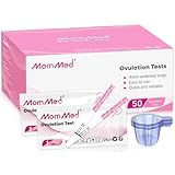 Ovulation Test Strips, 50 LH Ovulation Predictor Kit with Free 50 Collection Cups, Accurately Track Ovulation Test, High Sensitivity Result for Women Home Testing