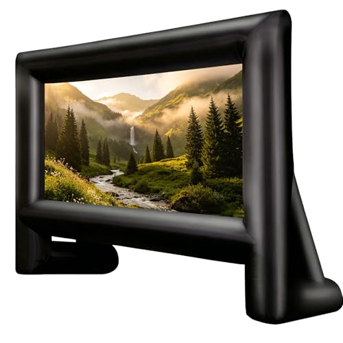 Pantalla de proyector inflable para cine al aire libre y proyecciones dobles en el jardin
