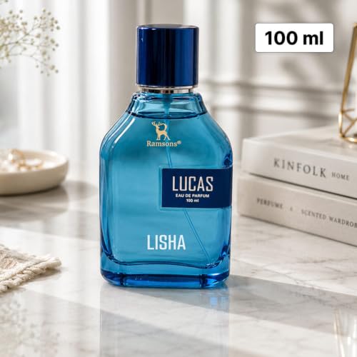 Image of Personalized Ramsons Lucas Perfume Spray 100ml | Long Lasting Fresh Woody Masculine Fragrance for Men with Citrus, Aqua & Vanilla | Luxury Gift by Love Craft Gifts