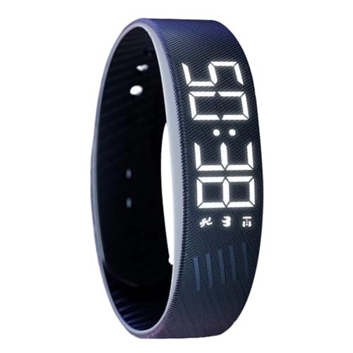 gifyym Alerta De Muñeca por Vibración - Reloj Inteligente Tabtimē con Alarma Vibratoria Y Recordatorio | Pulsera Impermeable con Pantalla LED para Avisos Silenciosos Adultos, Jóvenes En La of