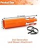 Leaf Blower Air Booster - Turbo Booster Leaf Blower Attachment Designed Based on Venturi Effect, The 2nd Gen Airflow Amplifier - Doubling up The Amount of Air of Your Leaf Blowers (1 Pack) #2