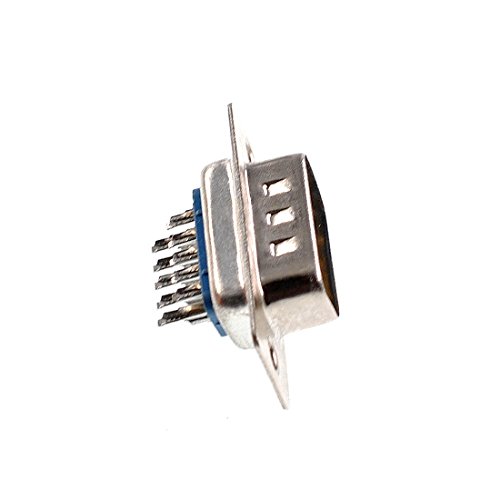 10 piezas conector VGA macho tipo soldadura 15 pines miniatura 4