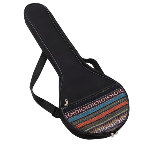 BESPORTBLE 1Pc 4 String String Stylish Ethnic Pattern Musical Instrument Storage Pouch with Shoulder Strap for Men and Women for Banjos