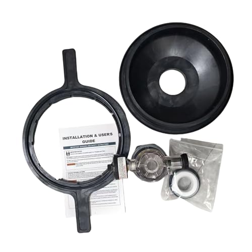 154856 8-1/2-inch Black Buttress Thread Closure Replacement Kit Fits for Triton Pool and Spa Filter Replace Parts