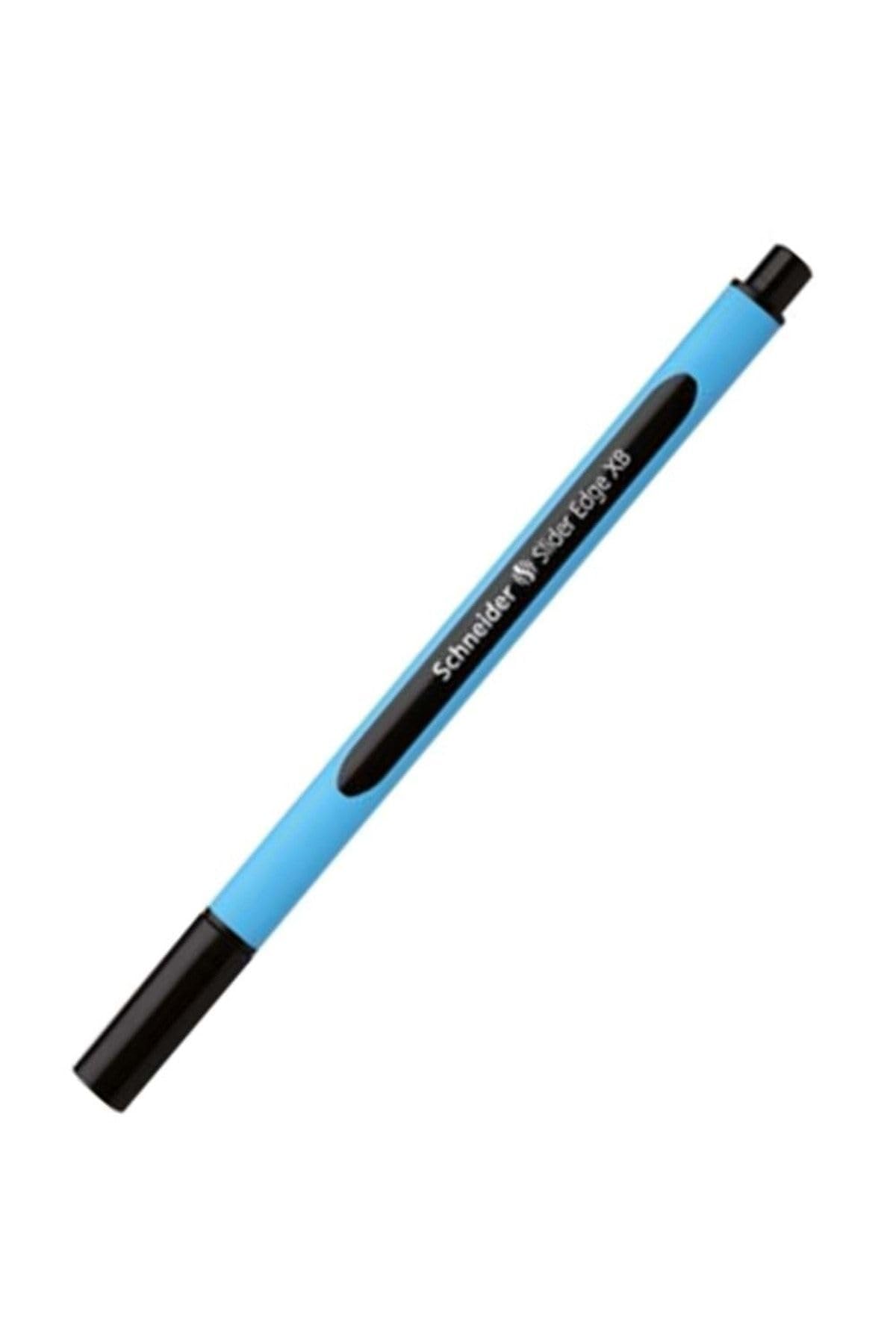 Schneider balpen Slider Edge voor schrijfinstrumenten, dopmodel, XB, zwart, tonkleur cyaanzwart, (verpakking van 1 stuks