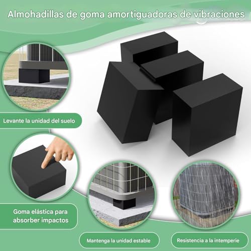 Almohadillas antivibratorias absorbente antigolpes máquina de coser 7
