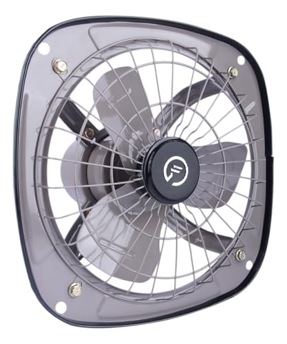 Image of Reversible 2 in 1 Exhaust Fan 9 inch High Speed Strong Air Suction, Rust Proof Body for kitchen And bathroom 225 mm Exhaust Fan (Black)