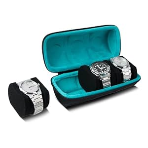 Minoic Elegante Uhrenrolle 3 Uhren Aufbewahrung