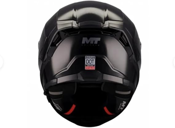 MT Helmets Thunder 4 SV Parlak Siyah Kask - ECE 22.06 Sertifikalı, Güneş Vizörlü, Full Face Kapalı Motosiklet Kaskı