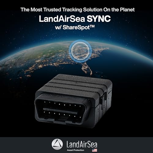 LandAirSea Sync GPS Tracker – 8.95 per month. Full Global Coverage. 4G LTE Real-Time Tracking for Vehicle, Asset, Fleet, and Elderly.