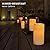 xiangpeng Flickering Flameless LED Candles with 10-Key Remote & Timer, Waterproof Outdoor Indoor f Battery Operated Candles for Home/Wedding/Festival Décor Set of 2 (D3 x H5.5) Ivory