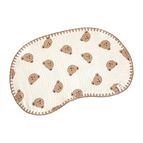 ZEPFJHE Almohada portátil para bebé, con forma de nube, transpirable, almohada de 10 capas, diseño multipatrón