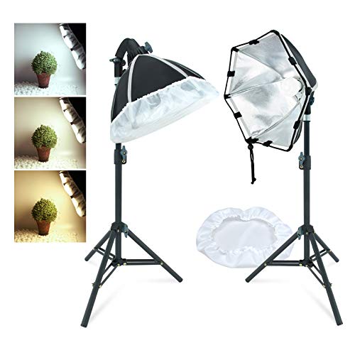 Linco Lincostore Photography Photo Table Top Studio Lighting Kit 3 Color LED Bulb - 30 Seconds to Storage AM248