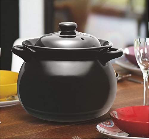 E-Ezra Enigma Cooking Pot/Handis Large Case-Role/Flame Safe/Oven Safe 2500 ml