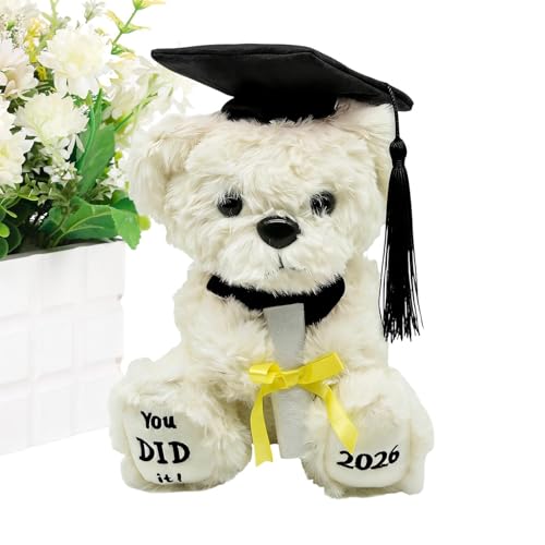 Pavsicgn Oso de Peluche de Graduación | Peluche Suave y Recuerdo,Promoción 2026 Oso de para Graduados - para Niños, Niñas, Adolescentes, Estudiantes de Jardín
