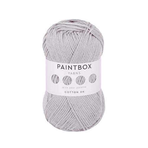 Paintbox Yarns 100% Cotton DK Yarn 1.76oz 50g 137yds 125m | Paper White Wool For Crochet Knitting - Soft Lightweight Double Knit Yarn For Clothes product thumbnail 12