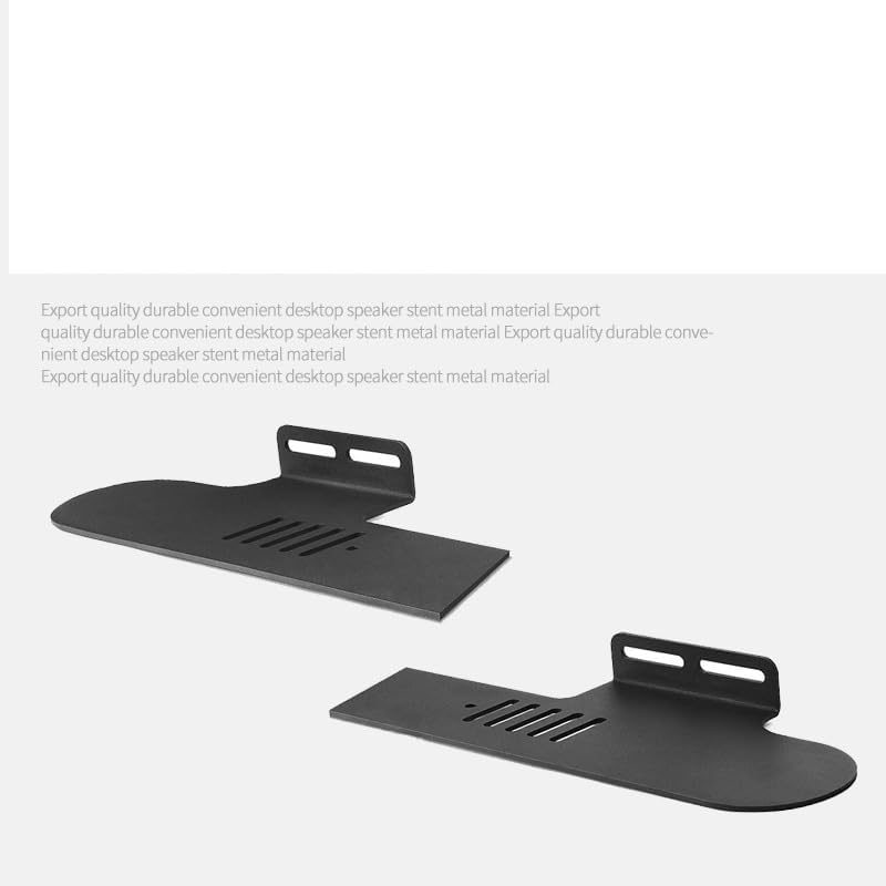 Compatible with Bowers & Wilkins Formation Bar Holder Wall Mount Bowers & Wilkins Formation Bar Stand Accessories with Integrated Cable Management, Smart Home Speaker Accessories Rack (Black) 1 Piece image 3
