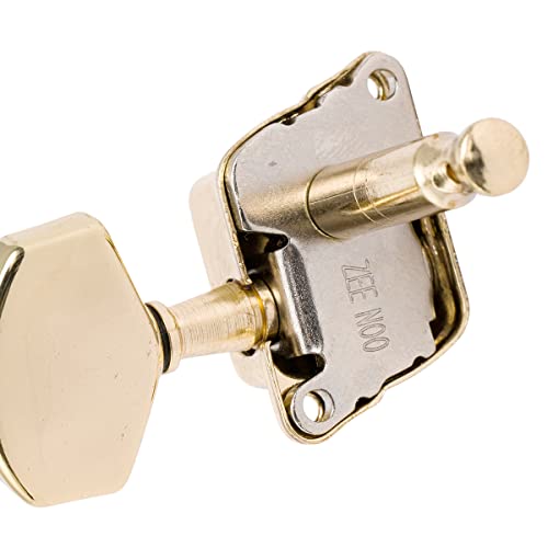 Musiclily Pro Mécaniques 3L3R Semi-Scellées pour Guitare électrique oud Acoustique, Doré - Les Beatles, Paul McCartney, John Lennon, RIngo Starr, George Harrison Musiclily Pro Mécaniques 3L3R Semi-Scellées pour Guitare électrique oud Acoustique, Doré – Image 8