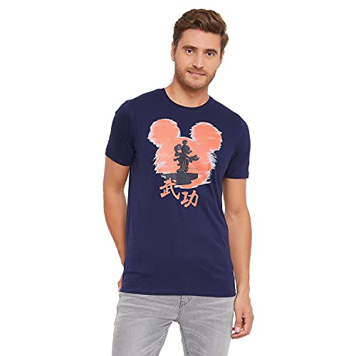Image of Men's Regular Fit Round Neck Short Sleeves Knitted T-Shirt