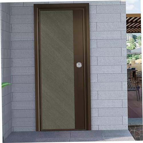 Cerradura de puerta corrediza Angoily de privacidad, resistente, acabado níquel satinado, diseño único para seguridad mejorada miniatura 3