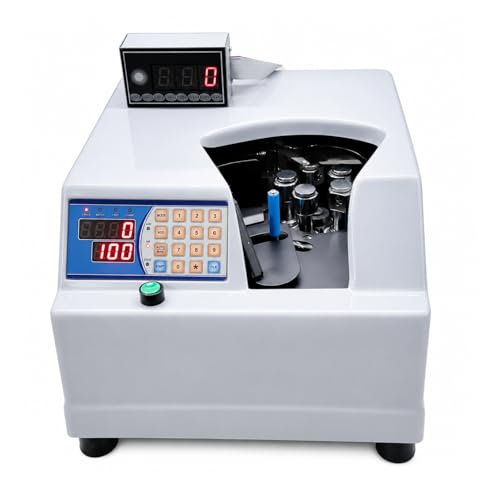 Image of swaggers Heavy Duty Bundle Note Counting Machine- Desktop Model (HIgh Speed, Counts 100 Notes Upto 4 Seconds) 200 Notes Capacity | Best for Banks, Retails, Cash Counters