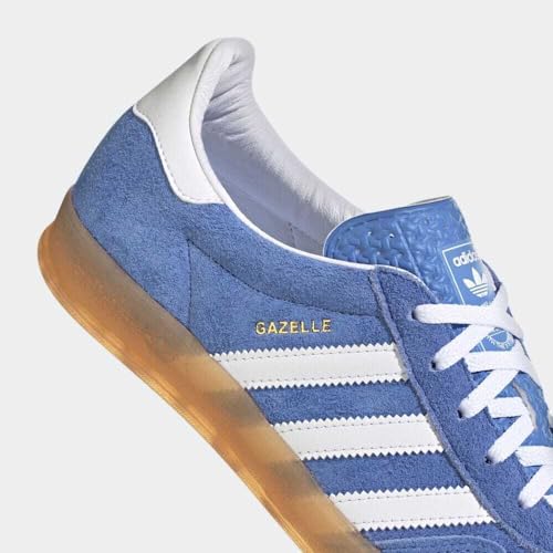 Adidas Womens Gazelle Indoor Blue Fusion/Footwear White/Gold Size 54