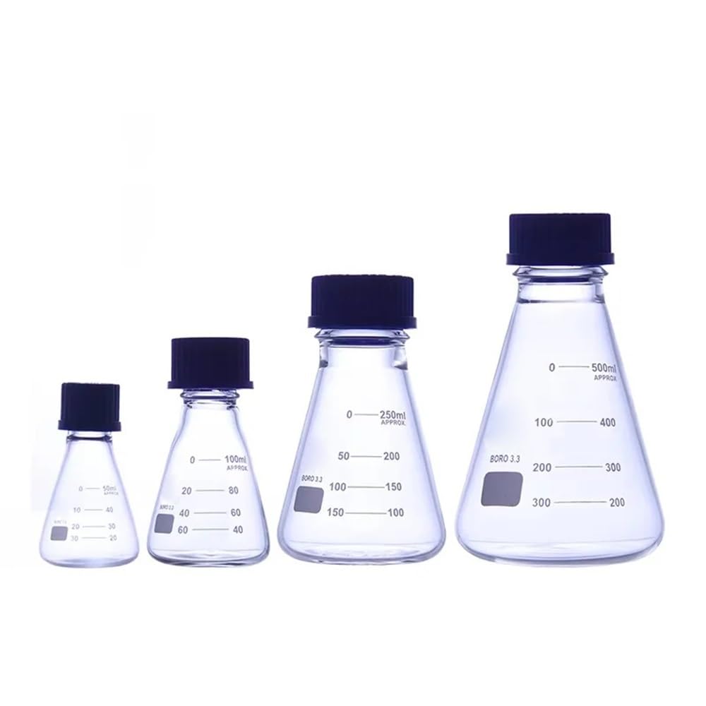 Matraz Erlenmeyer de cuello cónico de 10-5000 ml for uso experimental.(200ml)