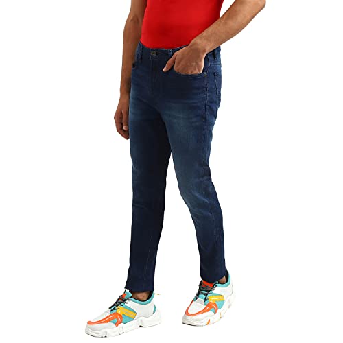 Image of UNITED COLORS OF BENETTON Men's Slim Fit Mid Rise Low Crotch Casual Pants