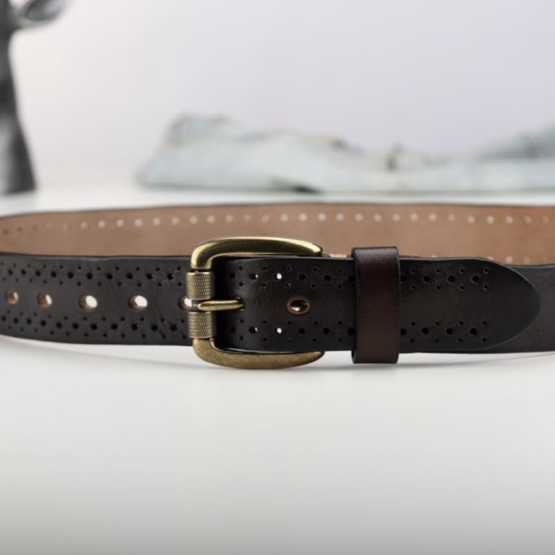 Fashion Belts Versatile Belt 110cm, 120cm, 130cm Cowhide Men's Belt Casual Men and Women Retro Matching Jeans Belt3