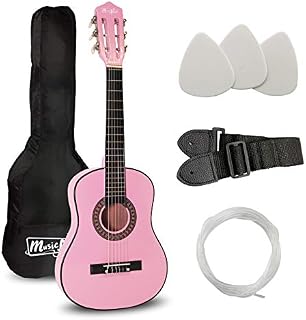 Music Alley MA-51 Classical Acoustic Guitar Kids Guitar and Junior Guitar Pink