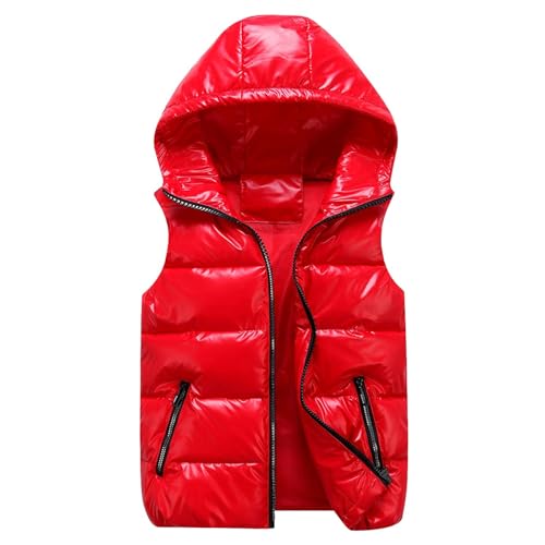 Chaleco de Invierno para Mujer, sólido, Compuesto, con Cremallera, Chaqueta, sin Mangas, con Bolsillo.99#A
