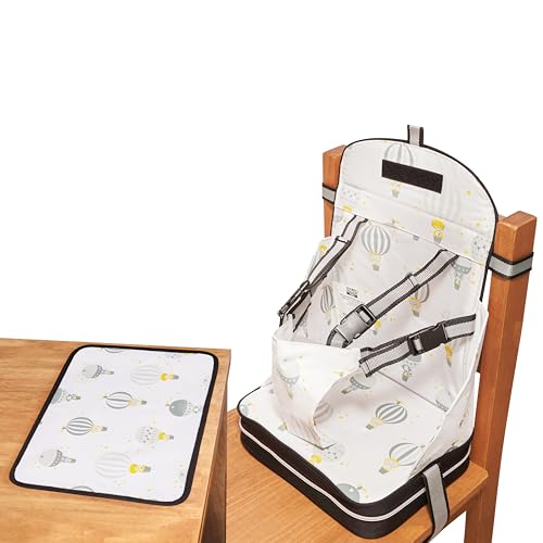 Baby Polar Gear Juego de asiento elevador de arnés de 5 puntos y salvamanteles