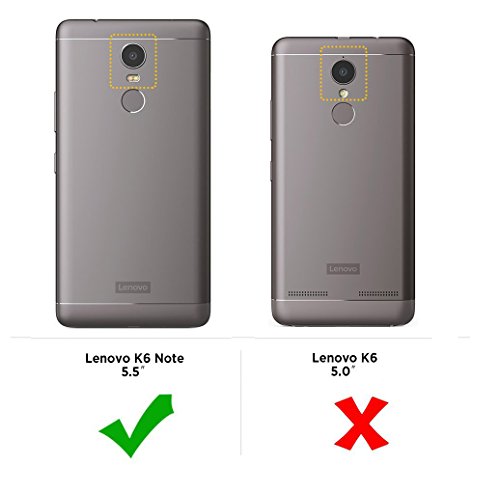 Ocketcase Lenovo K6 Note Custodia, Morbido