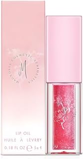 Magnolia Lip Plumping Oil – Hydrating Lip Gloss with Hyaluronic Acid, Coconut Oil & Vitamin E – Plumping Lip Balm for Dry Lips – Hyaluronic Acid Lip Balm – Cruelty-Free & Vegan Beauty Lip Oil- Pink Me